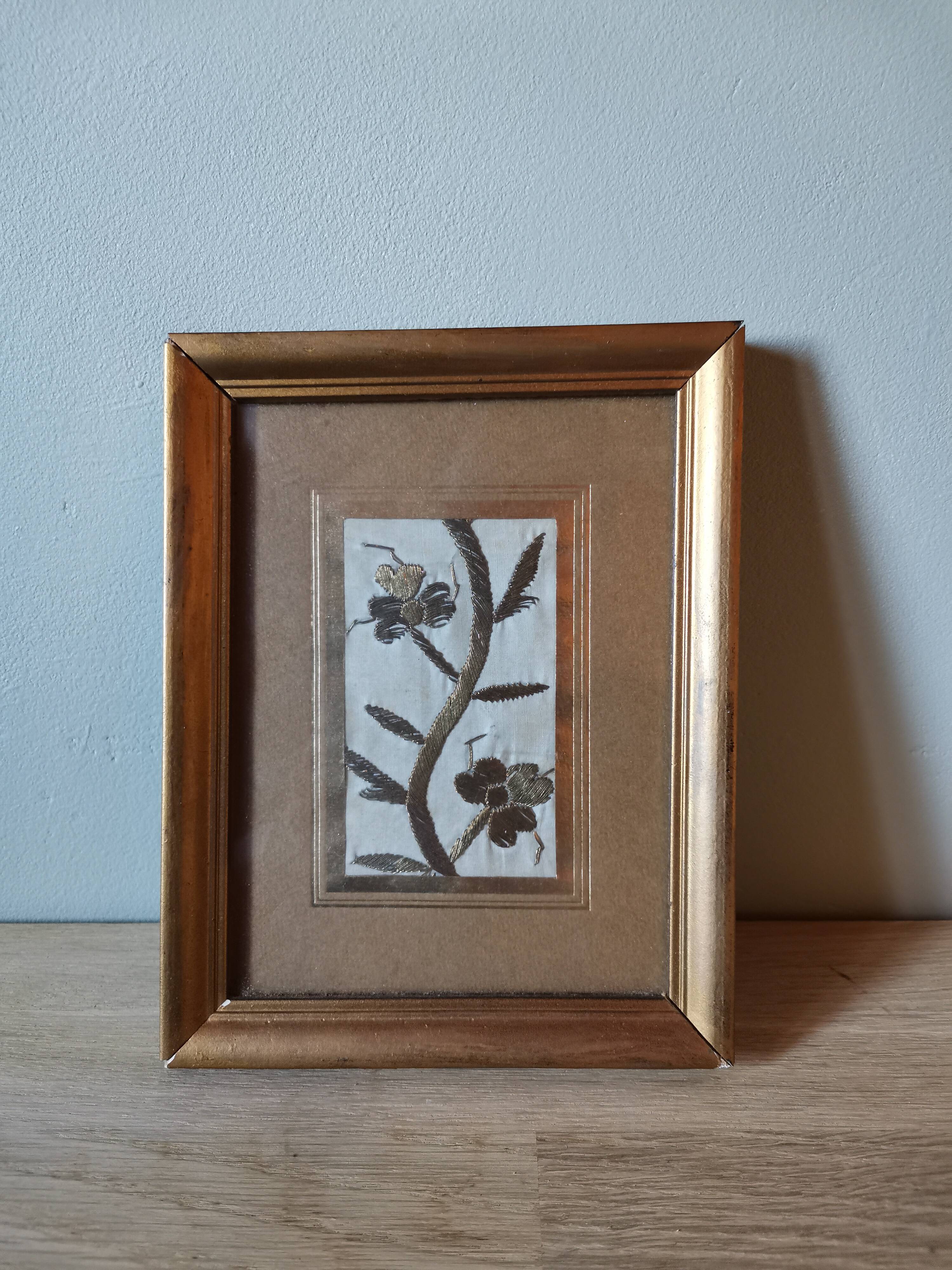 Framed embroidery