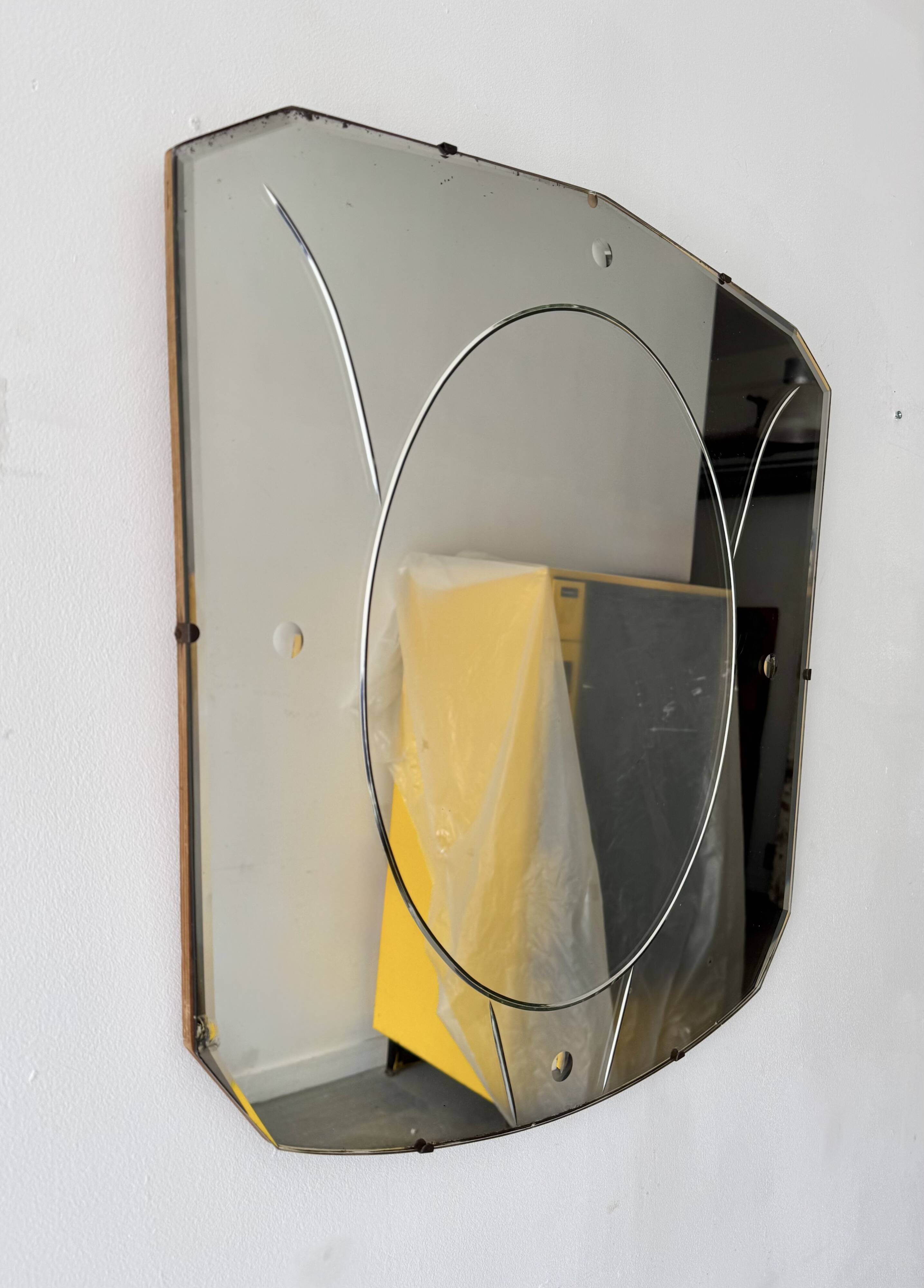 Vintage Beveled Wall Mirror
