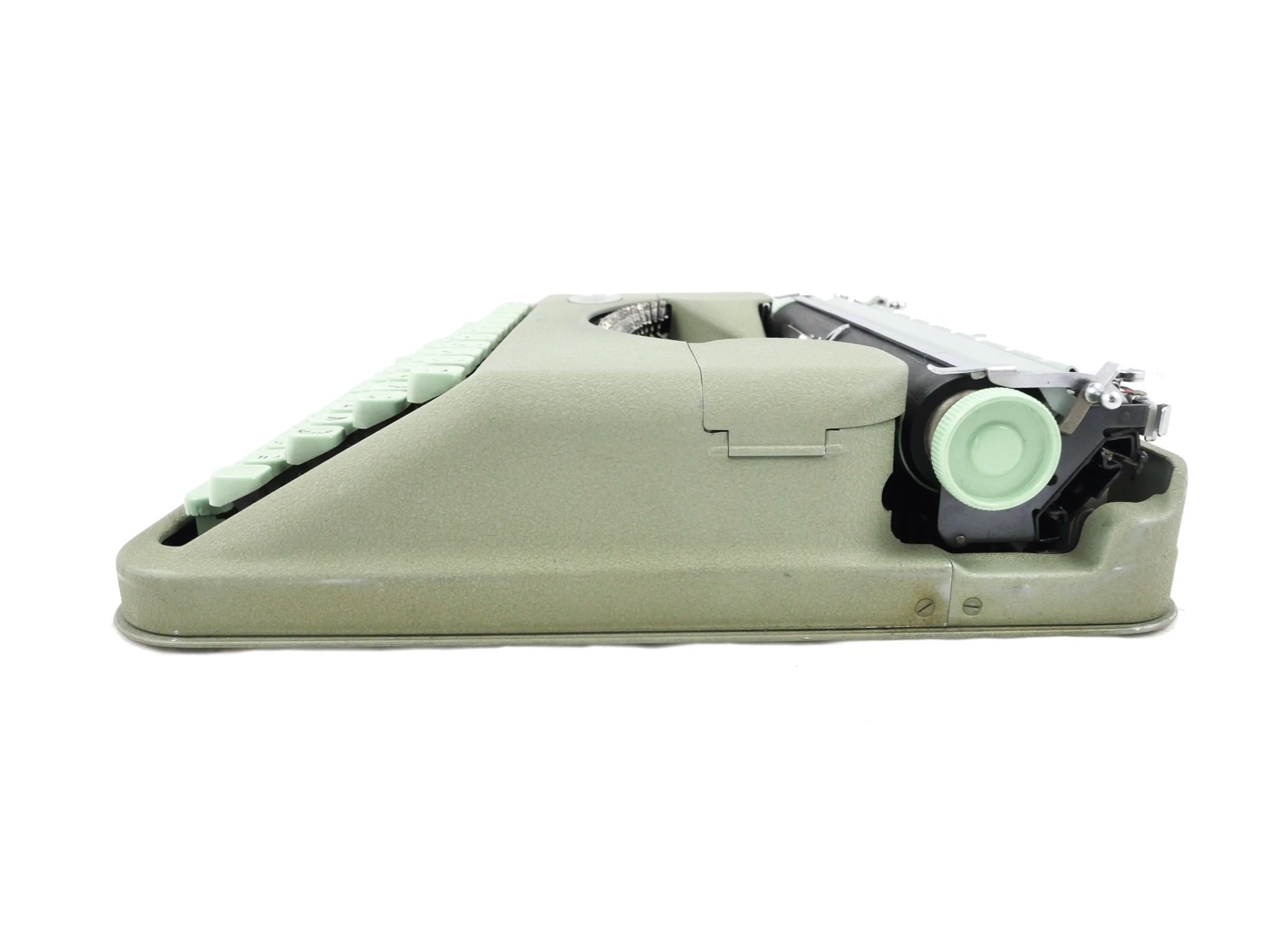 Hermes Baby green lime typewritter revised new ribbon