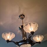 Ezan art deco chandelier with 4 arms of light
