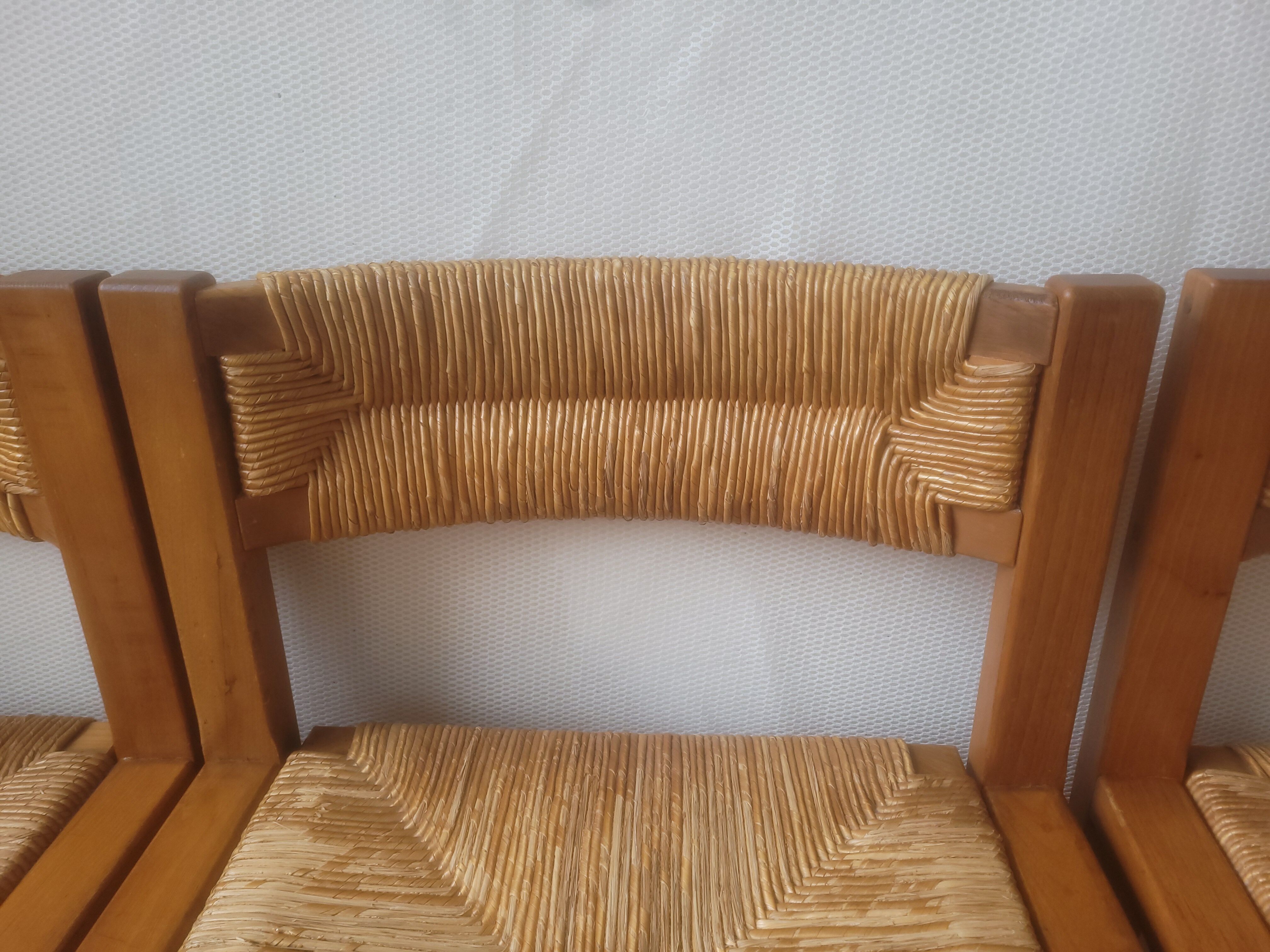 Series of 4 elm chairs and mulched back house revival