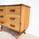Commode en rotin vers 1960