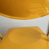 YELLOW FOLDING CHAIR TEDKLA FOR IKEA 80S