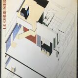 Poster after  axonometric perspective of the villa cook, 1926. 80 x 70 cm