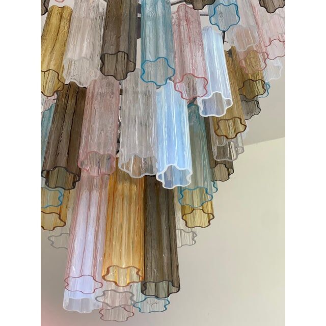 Contemporary murano glass chandelier