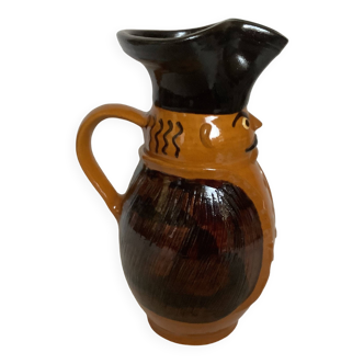 Handmade anthropomorphic pitcher