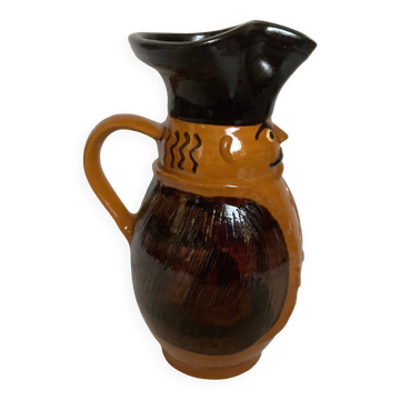 Handcrafted anthropomorphic pitcher