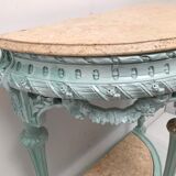Console demi lune style Louis XVI