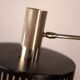 Mid-Century Modern Italian Table Lamp in Steel and Opal Acrylic, 1960s