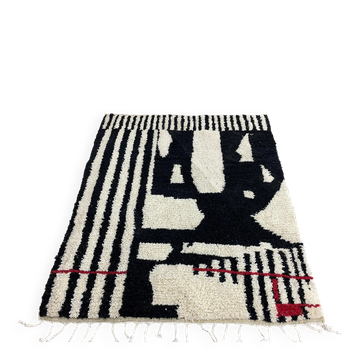 Tapis marocain naturel artisanal 2.5 x 1.5 m