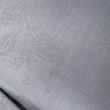Damask linen tablecloth