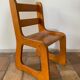 Vintage sled children's chair