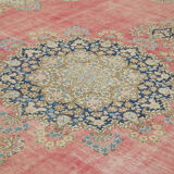 Hand-Knotted Persian Antique 1970s 336 cm x 454 cm Beige Wool Carpet