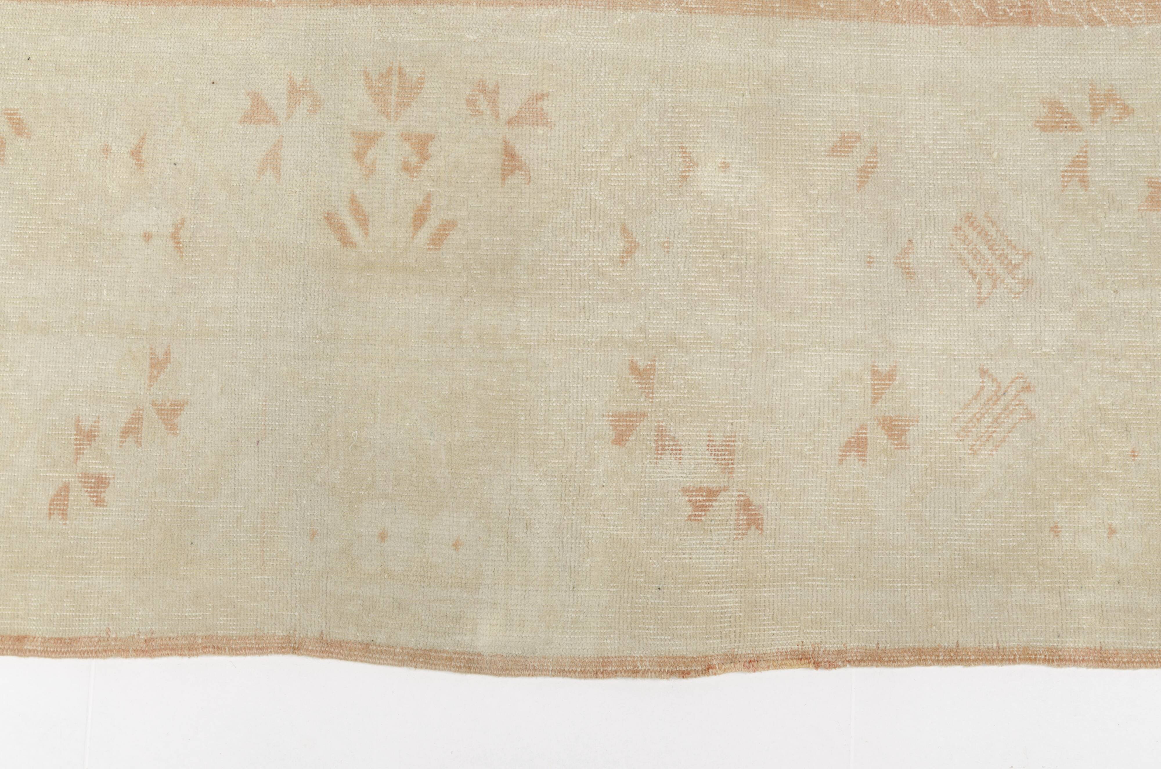 Oushak Anatolian Floral Carpet