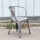 Pair of Tolix garden chairs