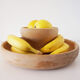 Raw solid wood fruit basket
