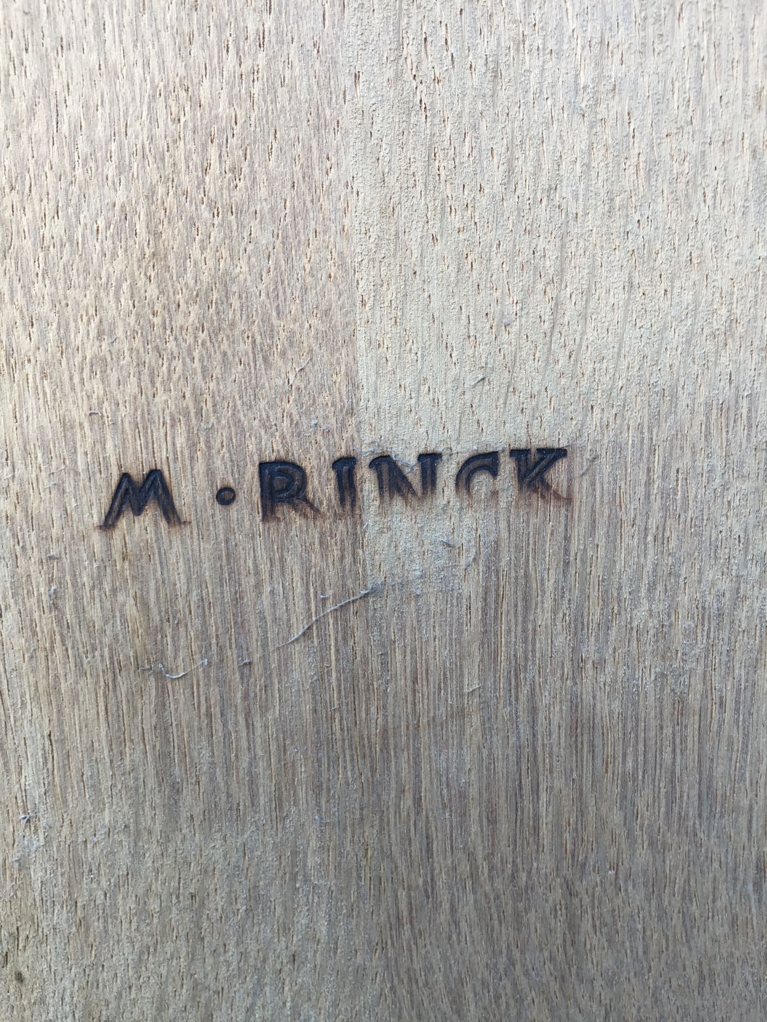 Louis XV marquetry library display case with 2 doors stamped Maurice Rinck