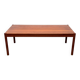 Table basse danoise du milieu du siècle en teck massif de Magnus Olesen, années 1960