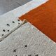 Handmade pure wool rug, size 150 x 250 cm.