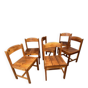 6 chaises de salle à - manger