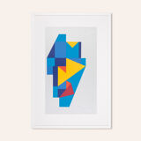 Rocket, Screen Printing on thick Paper, 64 x 92