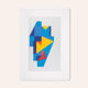Rocket, Screen Printing on thick Paper, 64 x 92