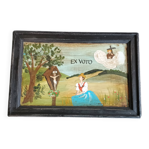 Peinture à l'huile sur - fin