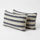 Set of 2 vintage kilim cushion covers 25x51 cm
