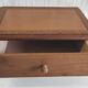 Wall-mounted writing desk in solid oak - mid 20th century.