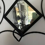 Wrought iron coat rack