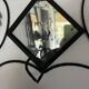 Wrought iron coat rack