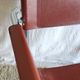 Bauhaus style chrome metal and faux leather chair - 70s/80s
