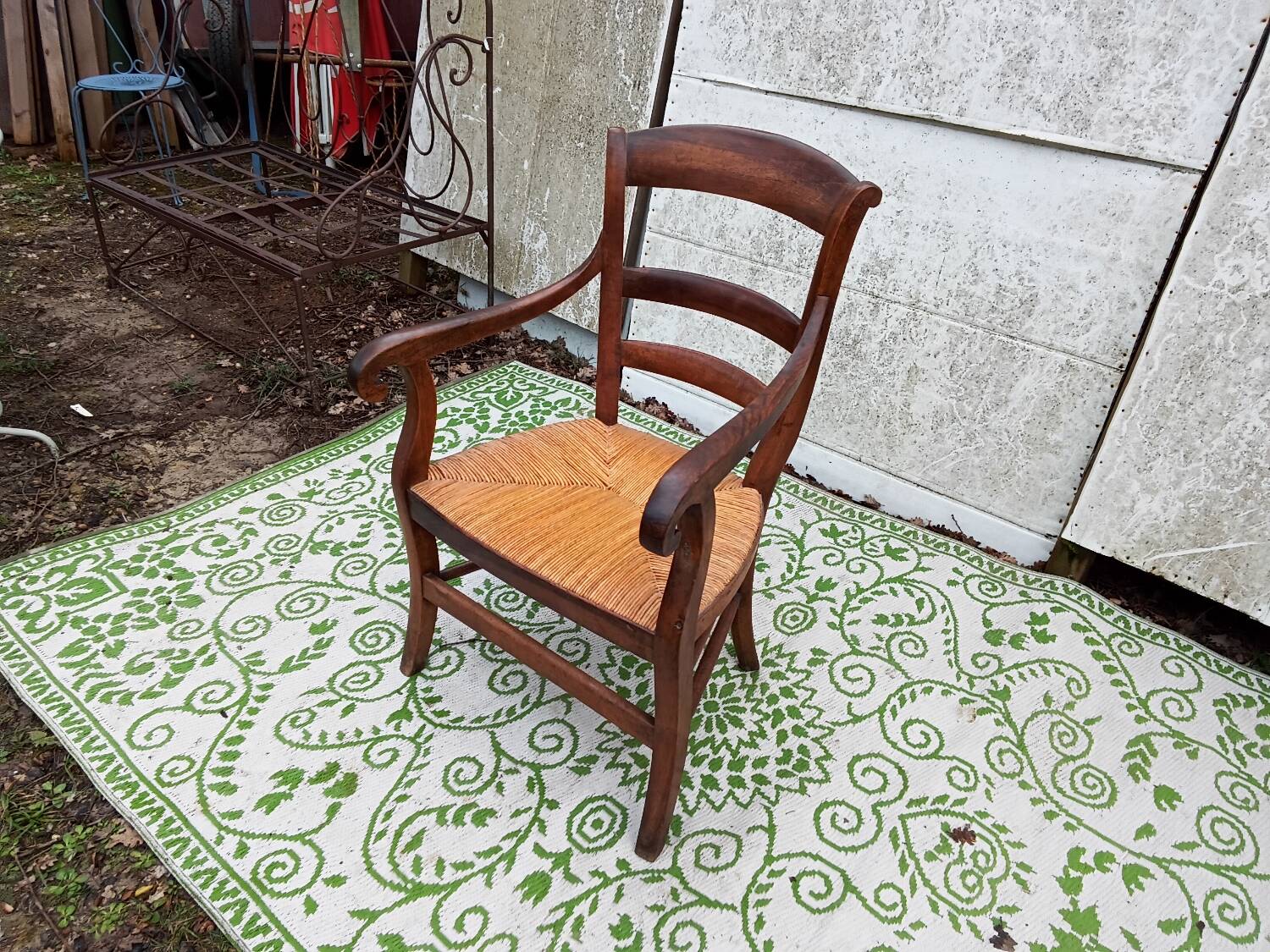 Fauteuil paillé