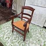 Straw armchair