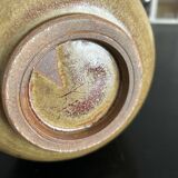 Stoneware salad bowl signed jg