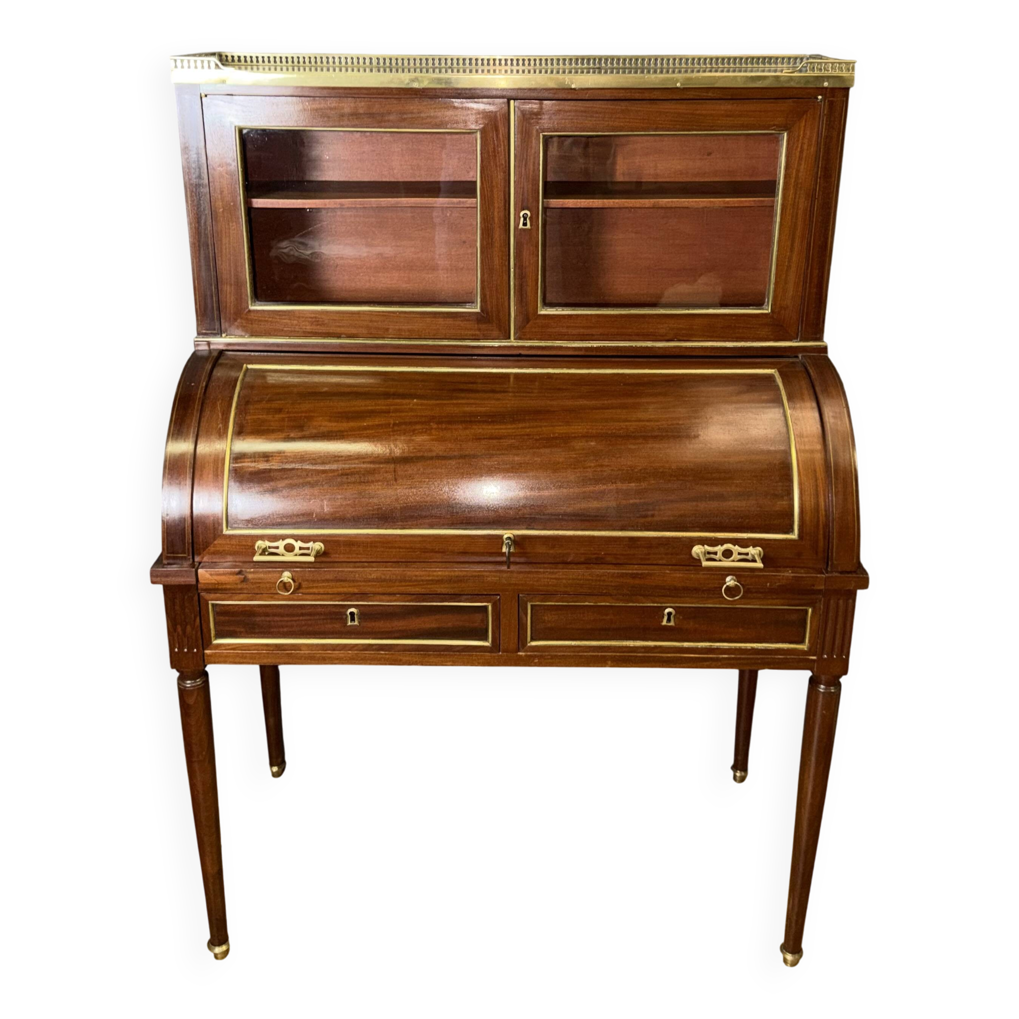 Bureau à Cylindre en Acajou époque Directoire