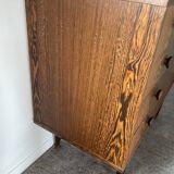 Vintage rosewood chest of drawers 60s