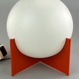 Lampe à boule space age design verre métal 60s 70s
