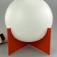 60s 70s ball light table lamp space age design glass metal