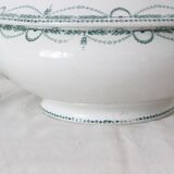 René model tureen or salad bowl, Saint Amand, Terre de Fer, French manufacture