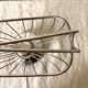 Silver metal bottle holder