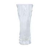 Soliflore en verre transparent style art deco