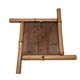 Antique French Bamboo Mirror, late 1800s