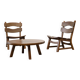 Ensemble de deux fauteuils de salon et table basse de Dittmann & co.