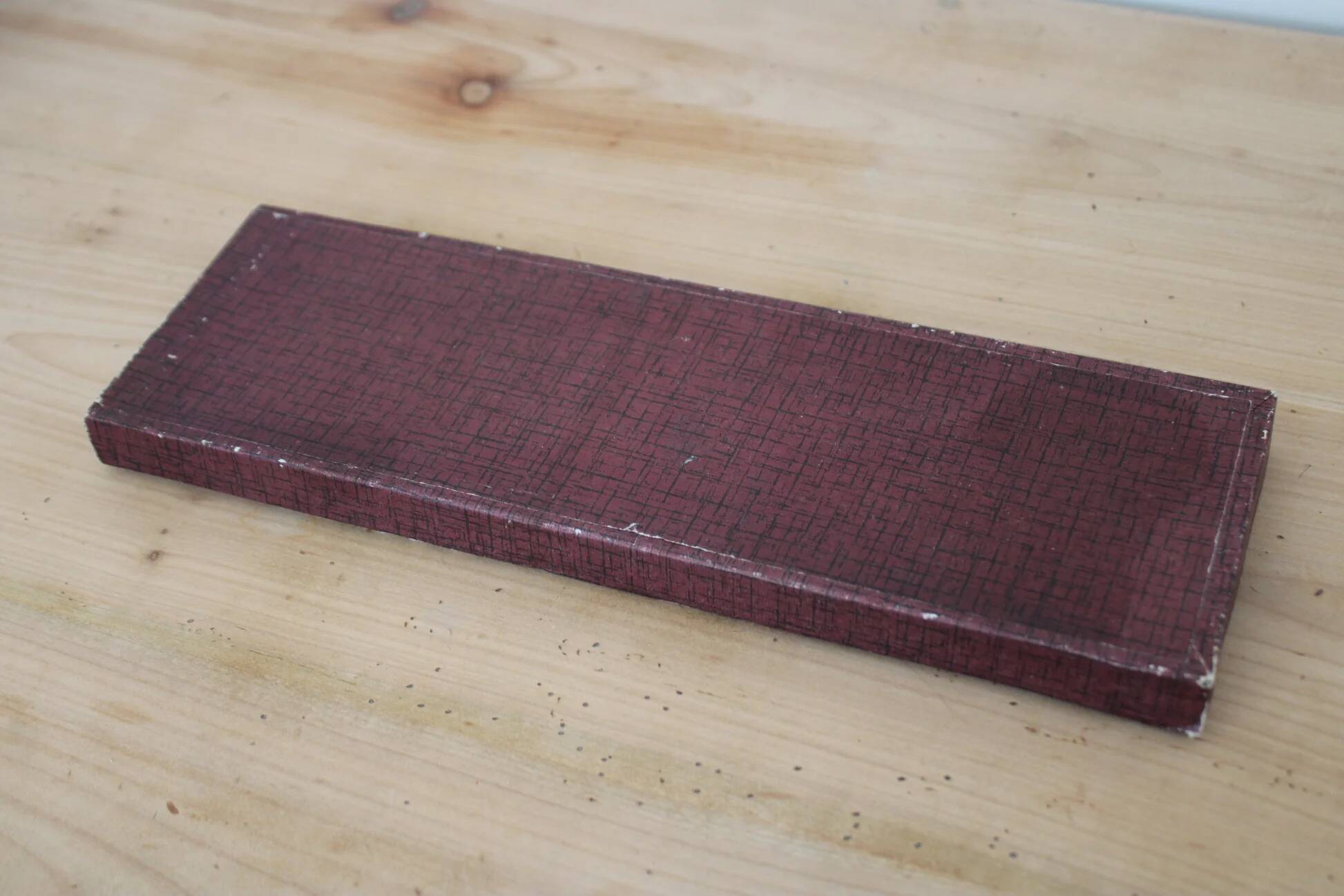 Set of 12 vintage glass knife rests – Original box – Hungary