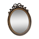 Louis XVI oval mirror with love knot and ribbon