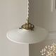 Suspension en opaline