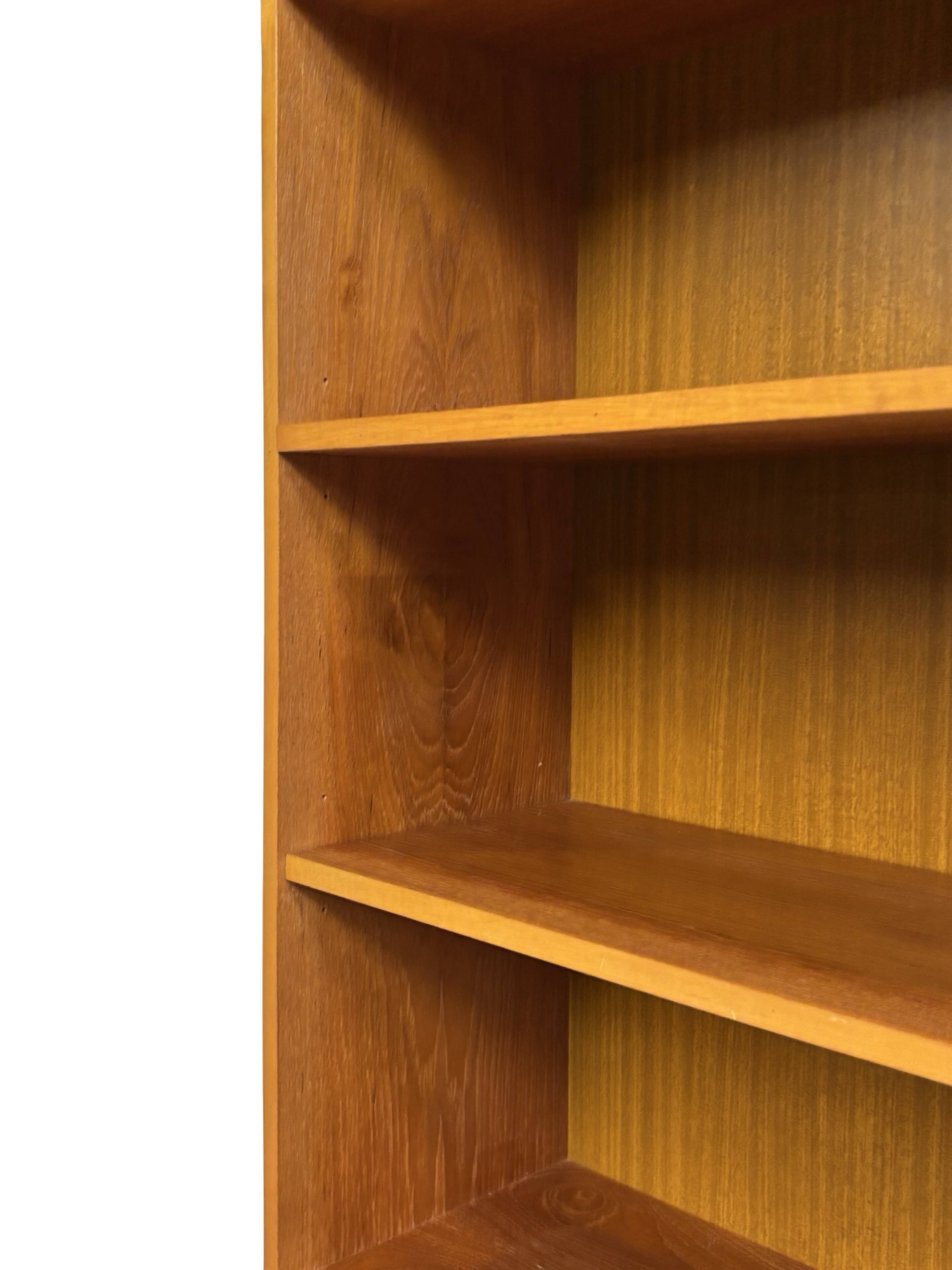 Large vintage teak bookcase, Danish design, 1960s