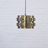 Vintage gold pendant lamp Werner Schou