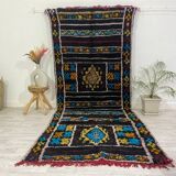 Tapis berbère en laine fait main 345 X 110 CM